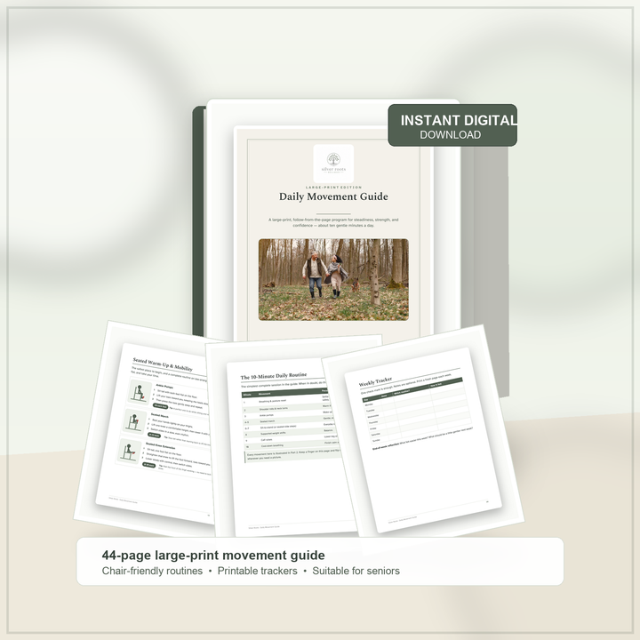Silver Roots Daily Movement Guide cover